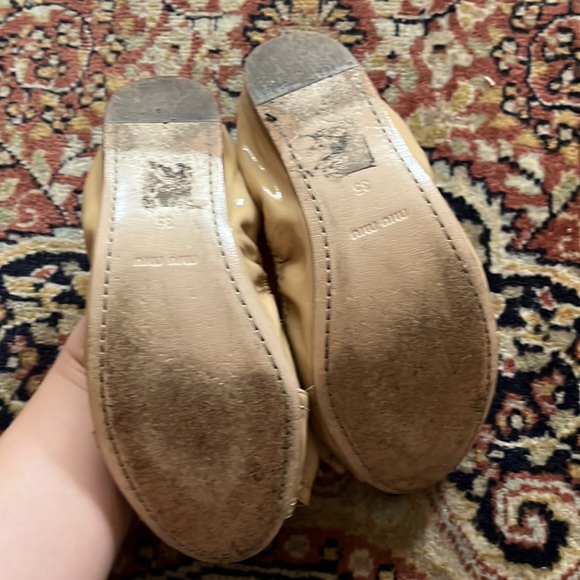 Authentic Miu Miu Designer Ballet Flats - Picture 2 of 4